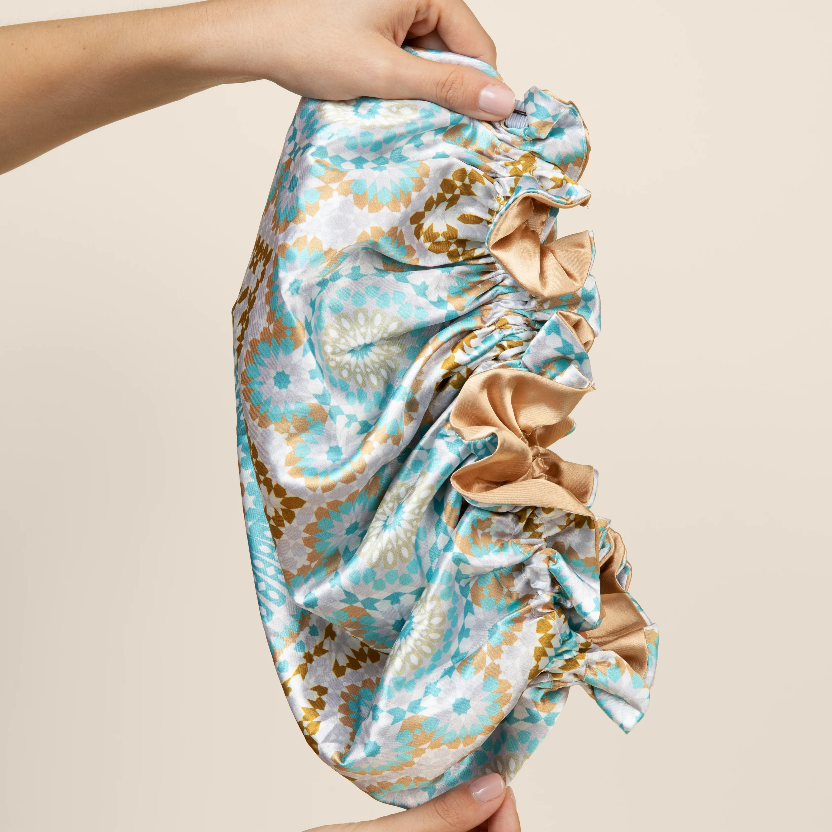 Reversible Satin Hair Bonnet - Image 8