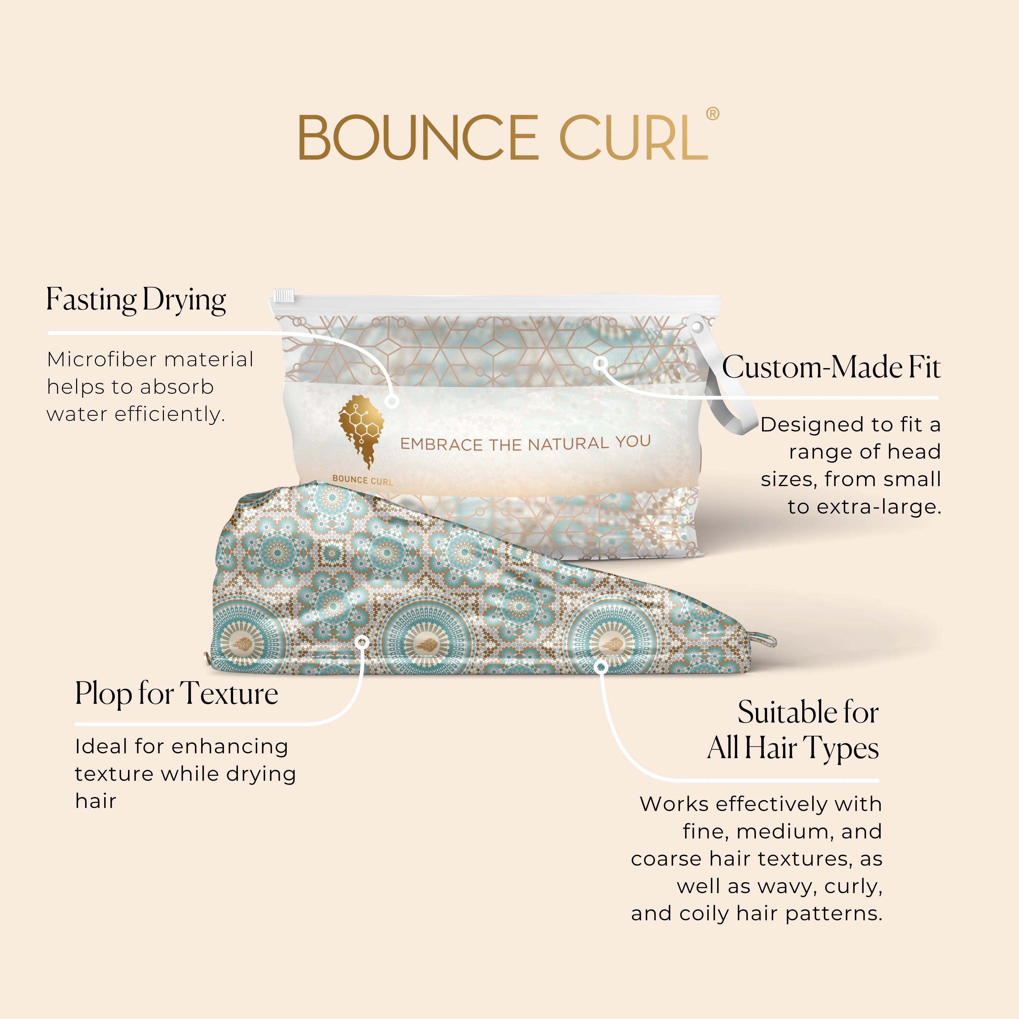 Satin Microfiber Turban - Image 3